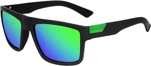 STYLE4 Salvador, polarized, black + green lenses - Sunglasses - Main image