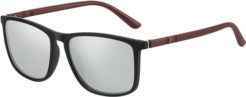 STYLE4 Marco, polarized, black and silver - Sunglasses - Main image