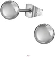 STYLE4 Pendant earrings - ball, stud, silver steel - Earrings
