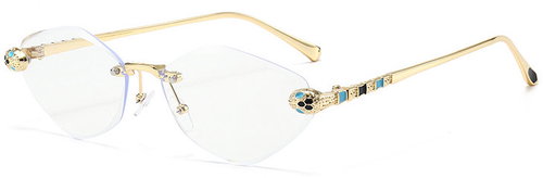 Style4 Sluneční brýle Celestia – čirá skla - Sunglasses - Main image