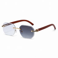 Style4 Sluneční brýle Solviera Woodline – modrá fotochromatické - Sunglasses