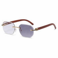 Style4 Sluneční brýle Solviera Woodline – čirá fotochromatické - Sunglasses