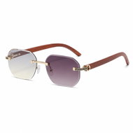 Style4 Sluneční brýle Solviera Woodline – ledově modrá fotochromatické - Sunglasses