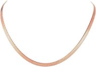 Necklace STYLE4 Hadí řetízek 50 cm + 5 cm - 4 mm, ocel rose gold - Náhrdelník