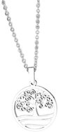 Style4 Celtic tree of life chain with pendant, silver steel - Necklace