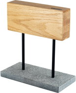 Style de Vie Stojan na nože magnetický, 270 mm, dub / přírodní kámen - Knife Block