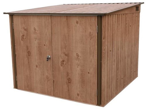 DURAMAX Garden house for bicycles, brown 163 × 203 × 202 cm - Garden Shed - Main image