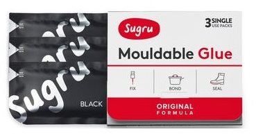 Sugru Mouldable Glue 3 pack - black - Glue - Main image