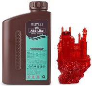Sunlu ABS Like Resin Clear Red - UV-érzékeny gyanta