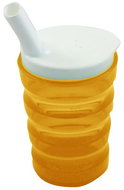 Sundo Ergonomic Mug with Lid with Spout for Drinking and Valve, Orange - Mug
