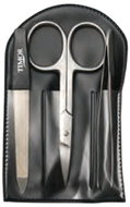 Sundo Travel manicure set in three pieces in plastic case - Manicure Set