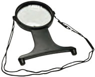 Sundo Lupa na zavěšení na krk, průměr 10,2 cm, zvětšení 2x / 4x - Lupa