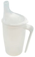 Sundo Mug with Handle and Two Lids for Eating and Drinking, Long Mouthpiece, 250ml - Mug