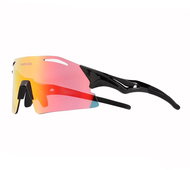 Kapvoe Pánské sportovní brýle, sluneční, Avalat, oranžová sklíčka, černé, Uni - Glasses