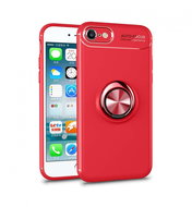 TopQ Cover iPhone SE 2020 Silicone Red with Red Ring 49634 - Phone Cover