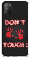 TopQ Cover Xiaomi Poco M3 silicone Don't Touch Red 57847 - Phone Cover