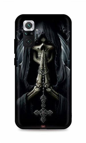 TopQ Cover Xiaomi Redmi Note 10 Pro silicone Grim Reaper 59083 - Phone Cover - Main image