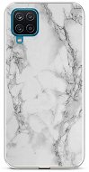 TopQ Cover STYLE Samsung A12 silicone Marble white 58575 - Phone Cover