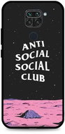 TopQ Cover LUXURY Xiaomi Redmi Note 9 hard Antisocial Club 52463 - Phone Cover