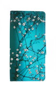 TopQ Cover Xiaomi Redmi 9 book Blue with flowers 51053 - Phone Cover