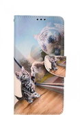 TopQ Xiaomi Redmi Note 9 Pro book case Reflection of a tiger 60007 - Phone Case