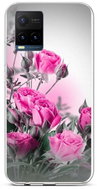 TopQ Cover Vivo Y21s silicone Blooming roses 71016 - Phone Cover