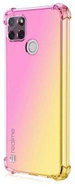TopQ Cover Realme C21 silicone Shock rainbow pink-yellow 61726 - Phone Cover