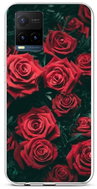 TopQ Cover Vivo Y21s silicone Red rosettes 69133 - Phone Cover