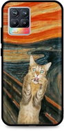 TopQ Cover Realme 8 silicone Scared Cat 61392 - Phone Cover