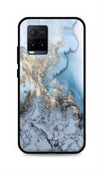 TopQ Cover LUXURY Vivo Y21s solid Marble Blue 69253 - Phone Cover