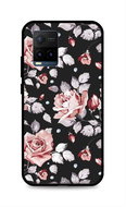 TopQ Cover LUXURY Vivo Y21s solid Black Roses 69249 - Phone Cover
