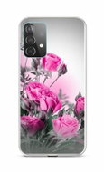 TopQ Cover Samsung A52 silicone Blooming roses 58681 - Phone Cover