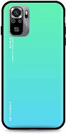 TopQ Kryt LUXURY Xiaomi Redmi Note 10S pevný duhový zelený 62243 - Kryt na mobil