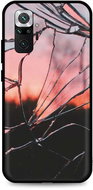 TopQ Cover LUXURY Xiaomi Redmi Note 10 Pro hard Pink Broken 58025 - Phone Cover
