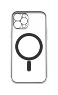 TopQ Cover iPhone 12 Pro Max Luxury MagSafe silver 71008 - Phone Cover