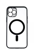 TopQ Cover iPhone 12 Pro Luxury MagSafe black 71000 - Phone Cover