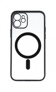 TopQ Cover iPhone 12 Luxury MagSafe black 70996 - Phone Cover