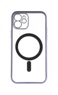 TopQ Cover iPhone 12 Luxury MagSafe purple 70994 - Phone Cover