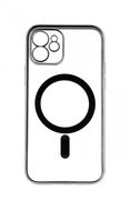TopQ Cover iPhone 12 Luxury MagSafe silver 70993 - Phone Cover