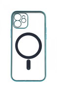TopQ Cover iPhone 12 Luxury MagSafe mint 70991 - Phone Cover