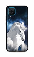 TopQ Cover Samsung A12 silicone White Horse 56696 - Phone Cover