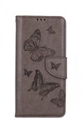 TopQ Case Vivo Y20s book Butterfly grey 70870 - Phone Case