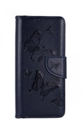 TopQ Case Vivo Y33s book Butterfly blue dark 70906 - Phone Case