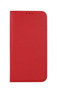 TopQ Case iPhone 12 Smart Magnet Booklet Red 51732 - Phone Case