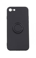 Vennus Cover RING iPhone SE 2022 silicone black 71045 - Phone Cover