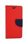 TopQ Puzdro iPhone SE 2022 knižkové Červené 71036 - Puzdro na mobil