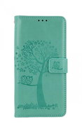 TopQ Case Realme C25Y booklet Green tree owls 70814 - Phone Case