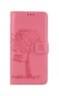 TopQ Case Realme C21Y booklet Pink Owl Tree 70804 - Phone Case