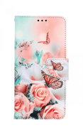 TopQ Case Xiaomi Redmi Note 9 book Rose with butterfly 60108 - Phone Case