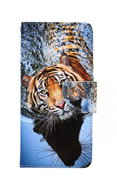 TopQ Case Xiaomi Redmi Note 9 Book Brown Tiger 60084 - Phone Case